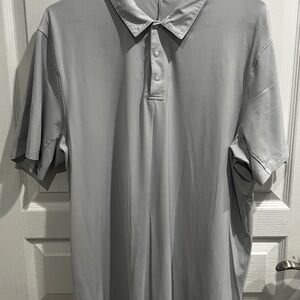 lululemon athletica Gray Polo Shirt